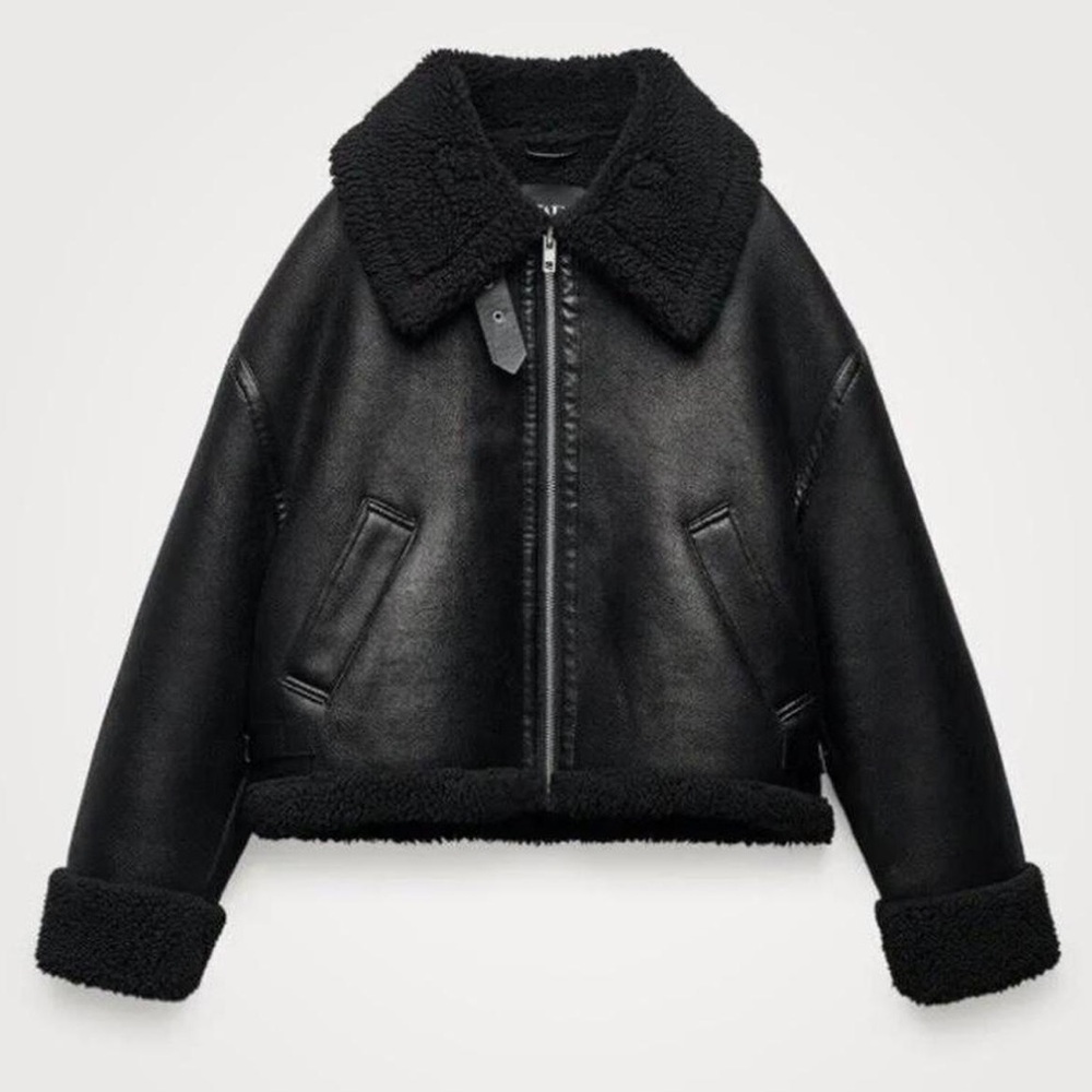 Zara Double Faced Biker Jacket - NWT